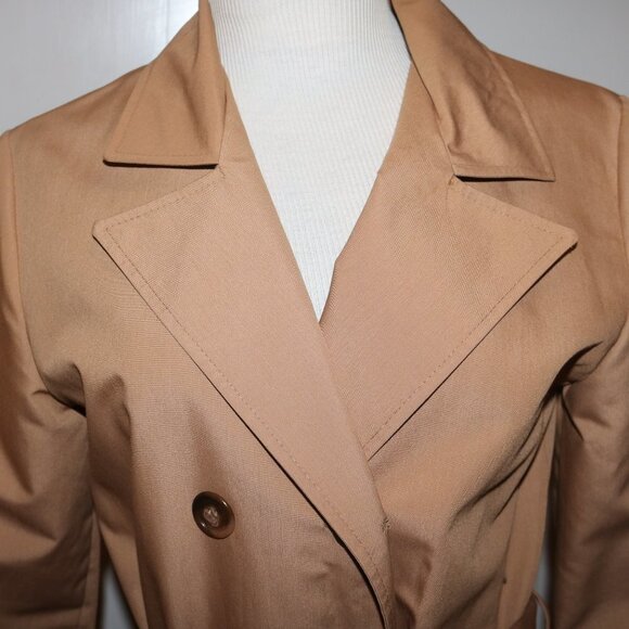 Sears vintage ladies raincoat trench coat no liner excellent - Picture 2 of 11